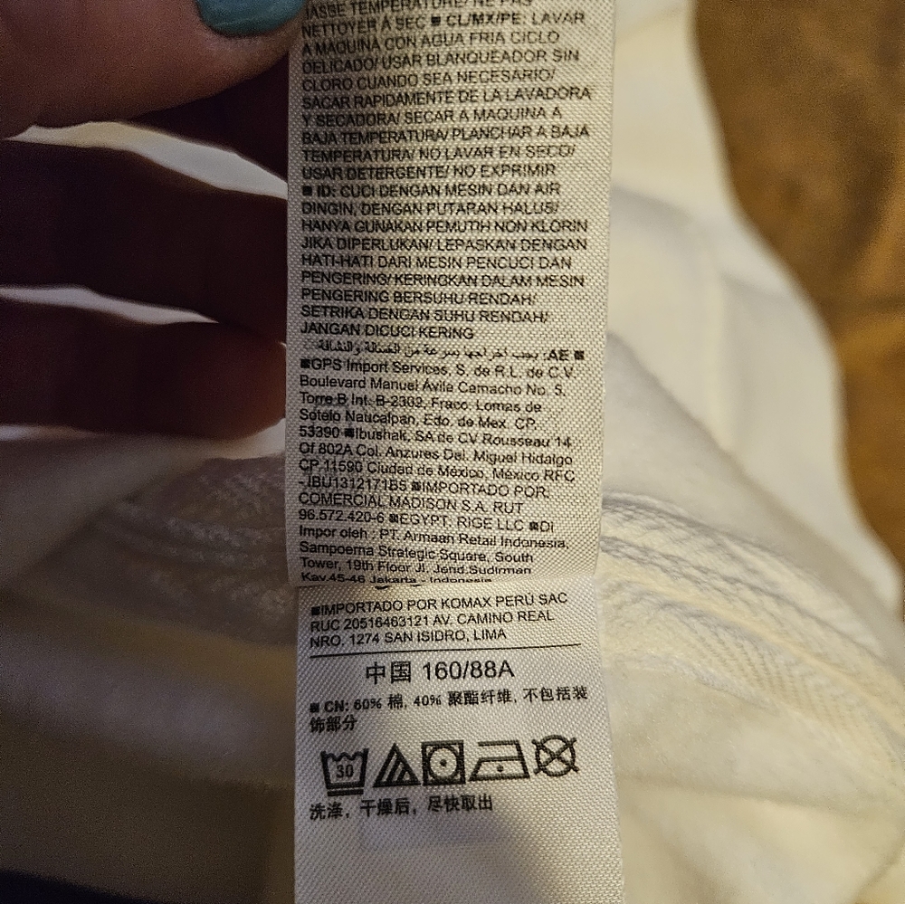 Old Navy size small hoodie yellow& white - Picture 10 of 11